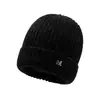 Gorro de Punto Engrosado con Felpa Invierno para Hombre Protección para Orejas a Prueba de Viento Protección contra el Frío Gorro de Lana Pullover Gorro de Esquí para Jóvenes