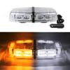 Luz de techo LED de fila corta universal luz estroboscópica magnética intermitente luz de seguridad de emergencia amarilla luz de advertencia roja y azul