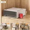 Caixa de armazenamento tipo gaveta, organizador de camadas para guarda-roupa doméstico, caixa de armazenamento para roupas íntimas e calças, caixa de armazenamento e organização de grande capacidade