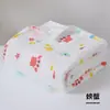 Toalha de banho de gaze de seis camadas Classe A toalha de gaze de algodão para bebê colcha de bebê cobertor de bebê fornecimento de origem
