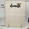 Expositor de madera con pegatinas, portátil, para tarjetas, multifuncional, de madera, para guardar joyas y de forma creativa.