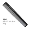 Peine alisador de cabello resistente a altas temperaturas para el hogar Venta directa del fabricante Mango de fibra de carbono de nylon Peine para el cabello Portátil Dientes anchos Dientes finos Peine plano