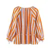 Moda europea y americana transfronteriza para mujer, conjunto de top casual a rayas y vestido a rayas de moda más vendido en AliExpress