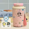 Nova caneca térmica e que mantém o frio, design de maçã arco-íris com ponto vermelho, um presente para meninas, portátil para uso ao ar livre, caneca de café estilosa para estudantes