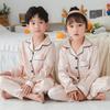 Pijamas de Verano para Niños al por Mayor Finos de Seda Artificial Pantalones Cortos Ropa Infantil Niños y Niñas Pantalones Cortos Ropa de Casa