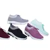 Outono 2027 Novo Design Tênis de Corrida Sapatos Casuais Femininos Sapatos de Tricô Fly-Knit Estilo Meia Sapatos Femininos