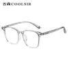Nuevas Gafas Cuadradas Elegantes para Hombre, Aptas para Lentes Graduados, Bloqueo de Luz Azul, Lentes Sin Graduar, Gafas de Montura Grande Modelo 9585