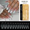 Uñas Nuevas Caja Blanca Porcelana Uñas Ultrafinas Sin Costuras Semiesmeriladas Ballet Cuadradas Uñas Postizas No Talladas 550