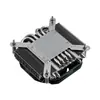 Radiador todo en uno G49 ultradelgado de empuje hacia abajo, adecuado para cajas pequeñas Itx, enfriador de CPU silencioso con 4 tubos de cobre