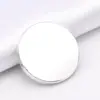 Botones de plástico imitación metal electrochapado para camisas, prendas de punto, suéteres, botones de alta costura para abrigos y gabardinas, botones versátiles