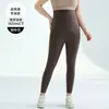 Pantalones de Yoga Talla Plus para Mujeres Altas, Otoño/Invierno, Cintura Alta, Control de Abdomen, Antideslizantes, Pantalones Deportivos de Piel de Tiburón
