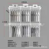 Armario metálico modular 1.1-2.5 m de ancho perchero abierto apartamento pequeño perchas dormitorio columna AA almacenamiento