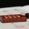 Palo de Rosas Africano Ruyi Ábaco Pequeño Llavero de Coche Colgante para Mujeres y Hombres Llavero de Pareja Adornos Colgantes Creativos