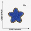 Phnom Penh Toalha de Chenille Bordada Patch de Coração com Raio Acessórios para Roupas Patch Arco-Íris Etiqueta de Tecido Bordada Patch de Tecido Bordado