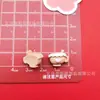 Mini Juguete de Comida Artificial Pan Café Galleta Accesorios de Resina Tocado DIY Pasador Funda de Teléfono Móvil Pegatinas para Uñas