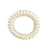 Anillo para el Pelo de Goma Elástica Jelly para Teléfono con Serigrafía Brillante Cuerda para el Pelo de Goma Banda Elástica Cola de Caballo para Mujer