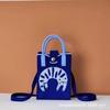 Bolsa Nova para Celular da Primavera de 2026 Bolsa de Palha Casual Feminina Bolsa Quadrada Pequena de Palha Portátil Versátil Design de Coração