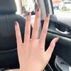 Uñas postizas de ballet para llevar, de venta caliente, cortas, medianas y largas, con impresión, se pueden diseñar con dibujos y muestras