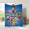 Manta Paw Patrol Más Vendida Transfronteriza de Amazon Estampada Serie Animada Infantil Manta de Franela Manta de Almuerzo para Cuatro Estaciones