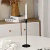 Candelabro Europeo Adornos Pequeño Candelabro Mesa de Comedor Cena Romántica a la Luz de las Velas Juego de Tres Piezas Adornos Boda Adornos Galvanizados