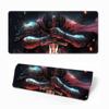 Mouse pad série cavaleiro europeu jogo competição eletrônica almofada de mesa borda travada acolchoada escritório computador teclado almofada uma geração de cabelo
