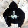 Estilo Nuevo Europeo y Americano Chica Emo Punk Oscuro Suéter Holgado Estampado Otoño e Invierno Casual Sudadera Y2K Venta al por Mayor