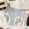 Nubes Dulces Japonesas Bragas de Relleno para el Vientre Algodón Puro en la Entrepierna Sin Costuras Amigables con la Piel Finas Transpirables Bragas para Mujer Japonesas