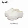 Zuecos de Suela Gruesa Augusden para Mujer, Nuevo Estilo Verano 2026, Para Exteriores, Sandalias Perforadas Slip-On que Aumentan la Altura