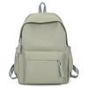 2025 Nova Mochila Pequena Cor Doce Fresca Mochila Simples Estilo Japonês Cor Pura Versátil Estudante Grande Capacidade Mochila Escolar