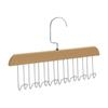 Percha de plástico multifuncional con ocho ganchos para colgar ropa interior, camisola, bolsa, almacenamiento y exhibición.