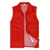 Chaleco de Voluntario Personalizado para Miembros del Partido, Chaleco de Voluntario con Logo Impreso, Ropa de Trabajo para Eventos, Rojo Mismo Estilo Personalizado
