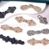 Botones de Rana de Metal para Cheongsam, Botones para Traje Tang y Hanfu, Botones Redondos de Estilo Étnico de Alta Gama para Ropa, Botones de Cola Larga para Cárdigan