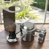 Máquina de Café Neumática Pequeña Portátil, Espresso, Buen Compañero para Oficina en Casa, Camping, Sesiones de Fotos