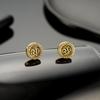 Clips de Orelha com Padrão Retrô para Homens, Brincos de Design Magnético de Luxo Leve e High-End para Mulheres, Brincos Versáteis e Exquisitos da Moda e Atacado de Joias