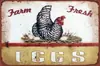 Pintura de ferro de animal personalizada decorações de parede externas penduradas pintura decorativa de fazenda country retrô americana