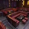 Estilo industrial bar Qingba música barbacoa tienda de té con leche tarjetero KTV sofá tema hotel tarjetero mesa de centro combinación