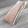 Chinos sin pintura ni cera palillos de madera de ala de pollo para el hogar madera maciza sándalo rojo 10 pares de palillos de caoba venta al por mayor de puesto