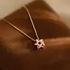 Collar de Estrella de Cinco Puntas de Plata de Ley 925 para Mujer 2026 Estilo Caliente Cadena para Clavícula Nicho Lujo Ligero Colgante de Collar de Estrella de Gama Alta