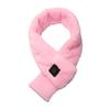 Bufanda calefactora inteligente bufanda calefactora eléctrica USB material de pelo de conejo protección para el cuello frío cremallera invisible ventas directas de fábrica