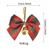 Novas Decorações Temáticas de Natal, Design de Sino com Laço, Acessório de Cabeça para Decoração de Festa de Feriado, Pronto para Venda