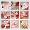 Cortador de Galletas Flor de Ciruelo Rosa Azúcar Herramienta DIY Acero Inoxidable Molde de Pétalo Cortador Juego de 3 Piezas A369