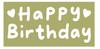 Pegatina de Bola de Onda de Color Pegatina de Globo Digital Pegatina en Inglés Feliz Cumpleaños Pegatina de Bienvenida a Pegatina