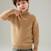 Novos Suéteres de Lã Grossos com Gola Alta para Crianças Outono e Inverno Suéteres de Caxemira Quentes Soltos para Meninos e Meninas Camisetas de Base