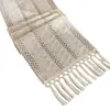 Suministro en Stock, Directo del Fabricante, Adorno de Encaje para Mesa Color Crema para Decoración de Mesa de Cocina Estilo Bohemio Rústico de Granja