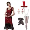 Vestido Vintage Amazon de los Años 20 S-4XL con Bordados, Lentejuelas y Borlas, Vestido de Noche Gatsby, Estilo Europeo y Americano