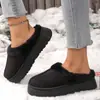 Pantuflas de Algodón para Mujer en Otoño e Invierno Nuevas de Suela Gruesa Cómodas para el Hogar Cálidas y Confortables Botas de Nieve de Media Caña para Parejas para Usar Afuera