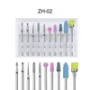 Arte de Uñas Transfronterizo Aleación de Acero de Tungsteno Cabezal de Rectificado Brocha Removedor de Cutículas Set Máquina de Rectificado Herramienta de Pulido Venta al por Mayor