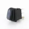 Interruptor tipo barco KCD1 con luz Conectado Dos velocidades Tres pines Tamaño 15 * 21 mm