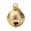 Campana de oro que conserva el color, exquisita campana de latón chapado, colgante de campana, accesorios de joyería de bricolaje, campana al por mayor