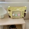 Bolsa de Dolor Transparente de Gran Capacidad Estilo Ins Japonés Bolso Cruzado Bidimensional Bolso de Hombro para Niña Bolso Mensajero para Estudiante